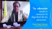 Aurora Vergara Figueroa, Ministra de Educación