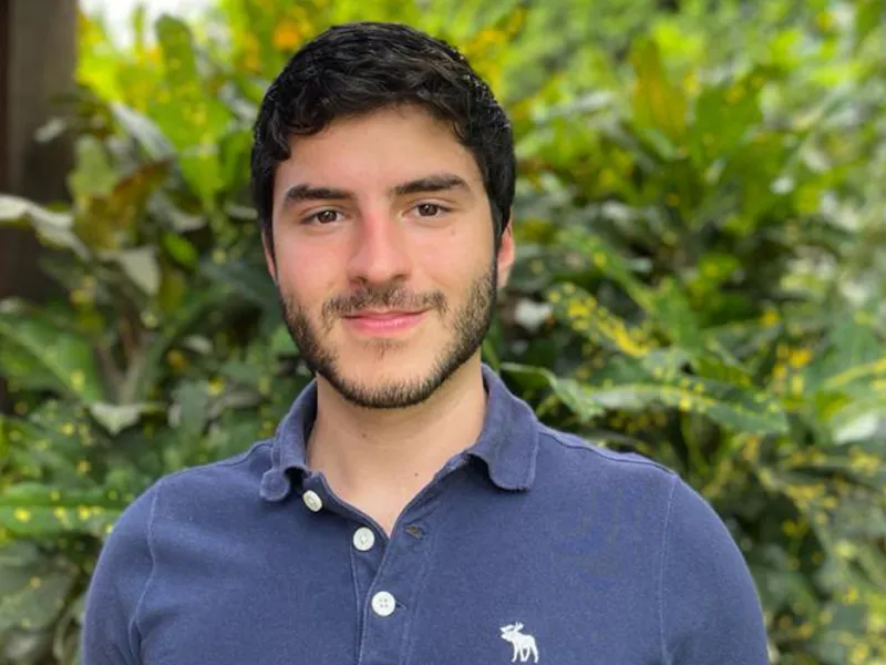 Daniel Noreña, estudiante de Economía