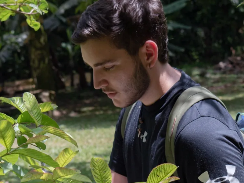 Omar Morales Franky, estudiante de Biología de la Javeriana Cali