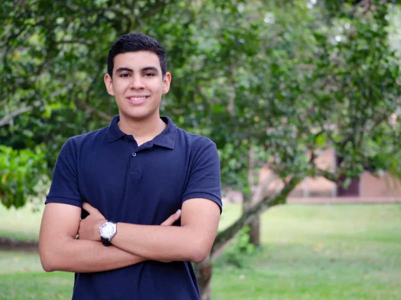 Eduardo Ramírez, estudiante de Ingeniería Mecánica